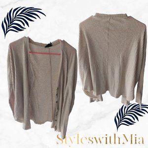 Urban outfitters Over Sized Light Tan Cardigan